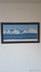 Predám obraz "Tatranská zimná panoráma" - 3