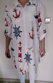 Šaty košeľového strihu XL/XXL - 3