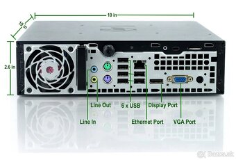 PREDÁM INOVOVANÝ MALÝ PC HP Compaq 8200 Elite + MONITOR - 3