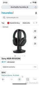 Predám bezdrótové slúchadlá sony - 3