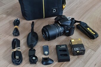 Nikon d3400 s bluetooth - VR objektiv 18-105 AF 7 tis. cvak. - 3