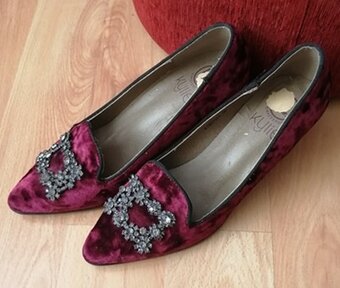 DÁMSKE ZAMATOVÉ LODIČKY veľ.38 - 3