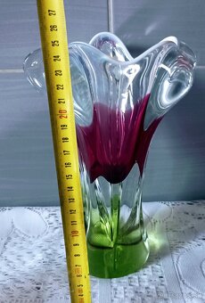 Váza - hutné sklo - 3