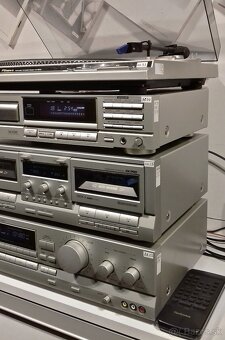 Zostava TECHNICS gramofon, CD, tape 2- deck, receiver = B06 - 3