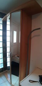 veľká šatníková skriňa so zrkadlom s viac úložným priestorom - 3