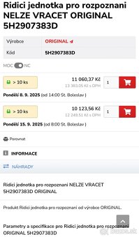 Jednotka pro tažné zařízení 5H2907383D - 3