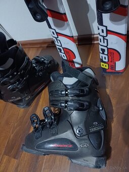 Lyže Atomic 130cm, lyžiarky Nordica veľ. 24 - 3