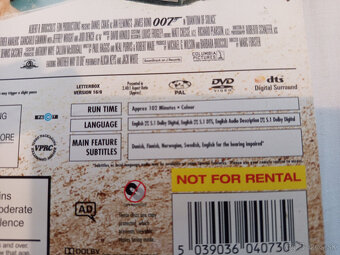 predám DVD James Bond - Quantum of Solace - 3