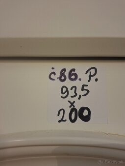 Plastove dvere č.86.  93.5x200cm.P - 3