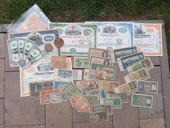 Veľká sada: bankovky,  Staré peniaze. - 3