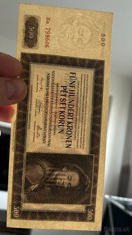 Bankovky Protektorát Neperforované aUnc/ XF - 3