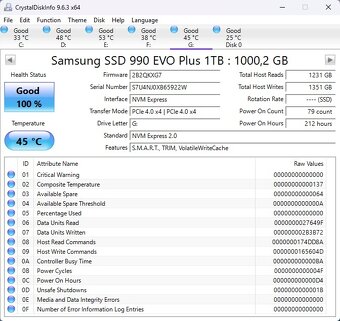 Samsung 990 EVO Plus 1TB, M.2 2280, NVMe - 3