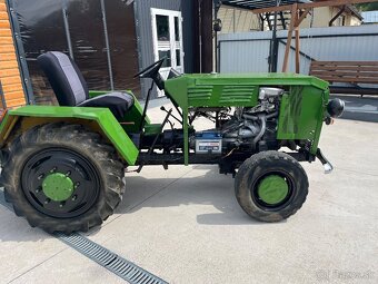 Predám malo traktor domácej výroby+oboravač/vlečka/pluch - 3