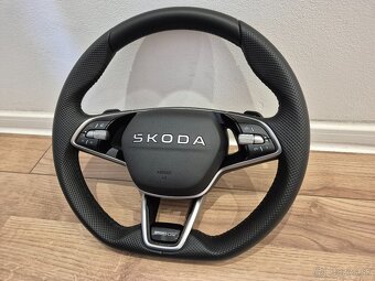 NOVÝ VOLANT ŠKODA VYHRIEVANÝ S PADLAMI A AIRBAGOM - 3