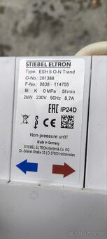 Elektrický ohrievač vody - 3