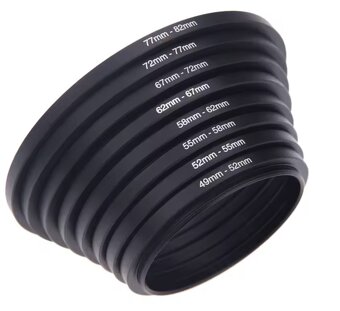 Step-up krúžky / redukcie na kruhové filtre 49mm-82mm - 3