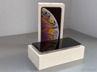 Rozbitý iPhone Xs Max 512GB Strieborný s novou baterkou - 3