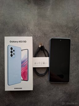 Samsung Galaxy A53 5g Awesome blue+príslušenstvo - 3