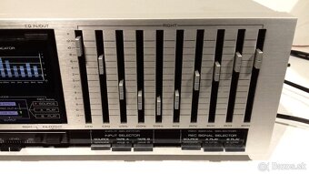 2x10 pasmovy equalizer KENWOOD GE-770 strieborny JAPAN, AE16 - 3