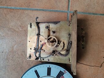 Starožitny hodinový stroj spolkový č2. - 3