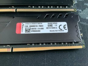 HyperX FURY 16GB KIT DDR4 2666MHz CL16 (2x8GB kit) - 3