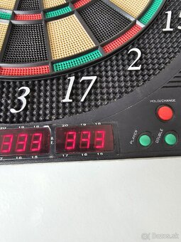 Elektronický terč na šípky + príslušenstvo - 3