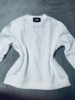 Biela mikina zn. Karl Lagerfeld originál - 3