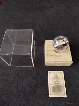 zlato striebro minca titanic legenda 3D 2022 proof - 3