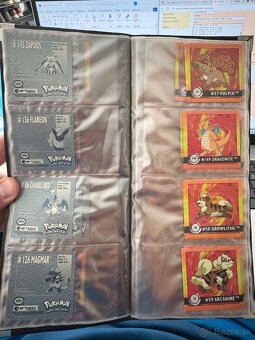 POKÉMON stickers ARTBOX 1999 1.edícia - 3