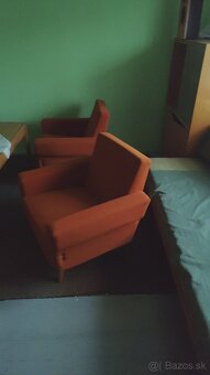 Predám retro oranžové kreslo - 3