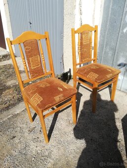 Rozťahovací jedálenský stôl a stoličky - 3