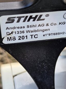 Stihl ms 201 TC motorova pila jednorucka - 3