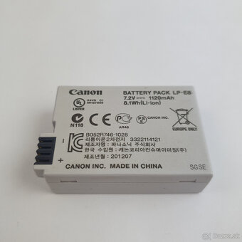 Predám akumulátor Canon LP-E8, 2x nabíjačka, 8x neorig.aku - 3