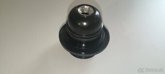 Čierna objímka E27 bakelit 4A - 3