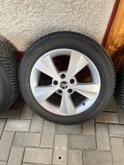 Kolesá 5x112 R16+zimné pneu 205/55 - 3
