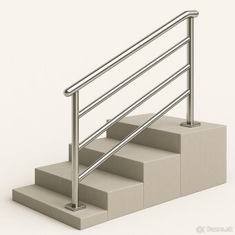 Nerezové zábradlie okrúhle - 3