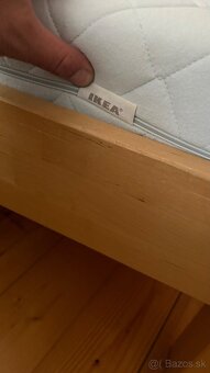 Detska posteľ 70x160cm s matracom IKEA - 3