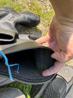 Vojenské sovietske čižmy - kirzové (nové) - 3