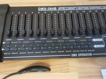 Dmx pult 384 s led osvetlením a MIDI ovládaním - 3