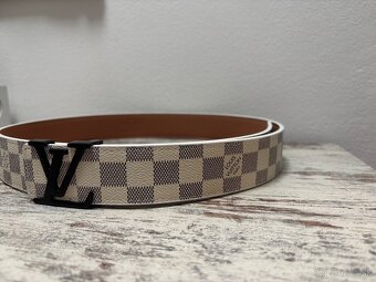 Opasok Louis Vuitton bielo - sivý - 3
