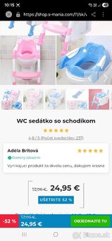 WC sedátko so schodíkom pre deti - dievčatá - 3