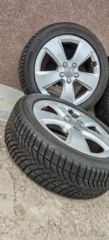 ALU Audi 5x112 a zimné Semperit 205/50 R17 - 3