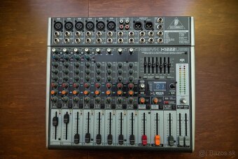 Behringer XENYX X1222USB – analógový mixpult – 120 € - 3