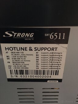 Satelitný digitálny prijímač Strong SRT6511 - 3