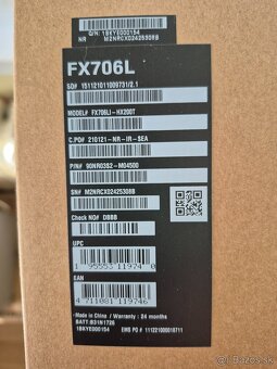 ASUS TUF Gaming F17 FX706LI  Intel Core i5 - 3