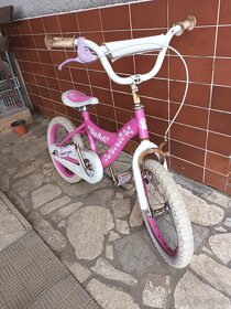 Dievčenský ružový bicykel 16" - 3