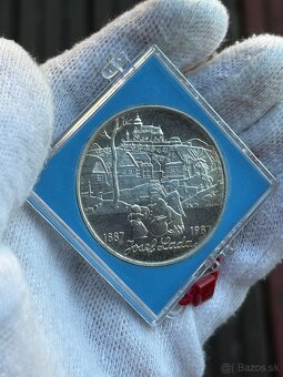 Strieborné zberateľské mince Kčs proof kvalita investícia - 3