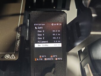 3D tlačiareň PRUSA MINI+ Input shaper, fil.senzor, WiFi - 3
