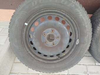 Predám plechové disky golf 4 5x100 r15 - 3
