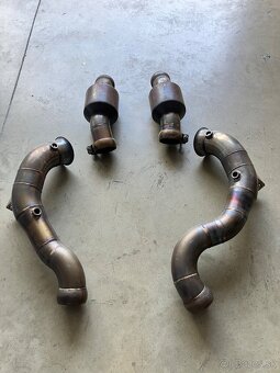 Downpipe Mercedes S63 amg 450kw / výfukové zvody - 3